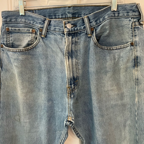 Levi’s 505 Jeans, Men’s 36” x 32”, Well Loved, Well Worn with Prefect Fraying. - Picture 2 of 12